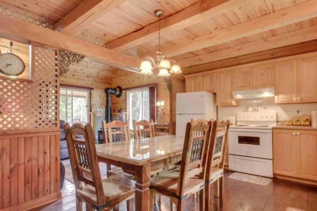 Chalet Riviere - Bord De Riviere - Romantique Saint-Alexis-des-Monts Zewnętrze zdjęcie