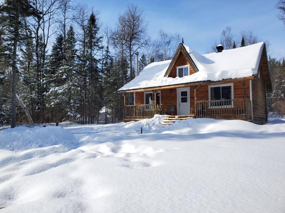 Chalet Riviere - Bord De Riviere - Romantique Saint-Alexis-des-Monts Zewnętrze zdjęcie